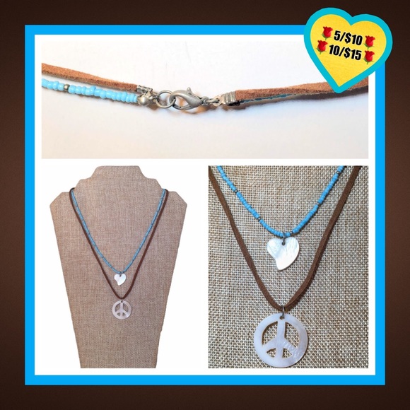 Jewelry - ONHOLD!🌹5/$10🌹10/$15🌹Double-Strand Peace